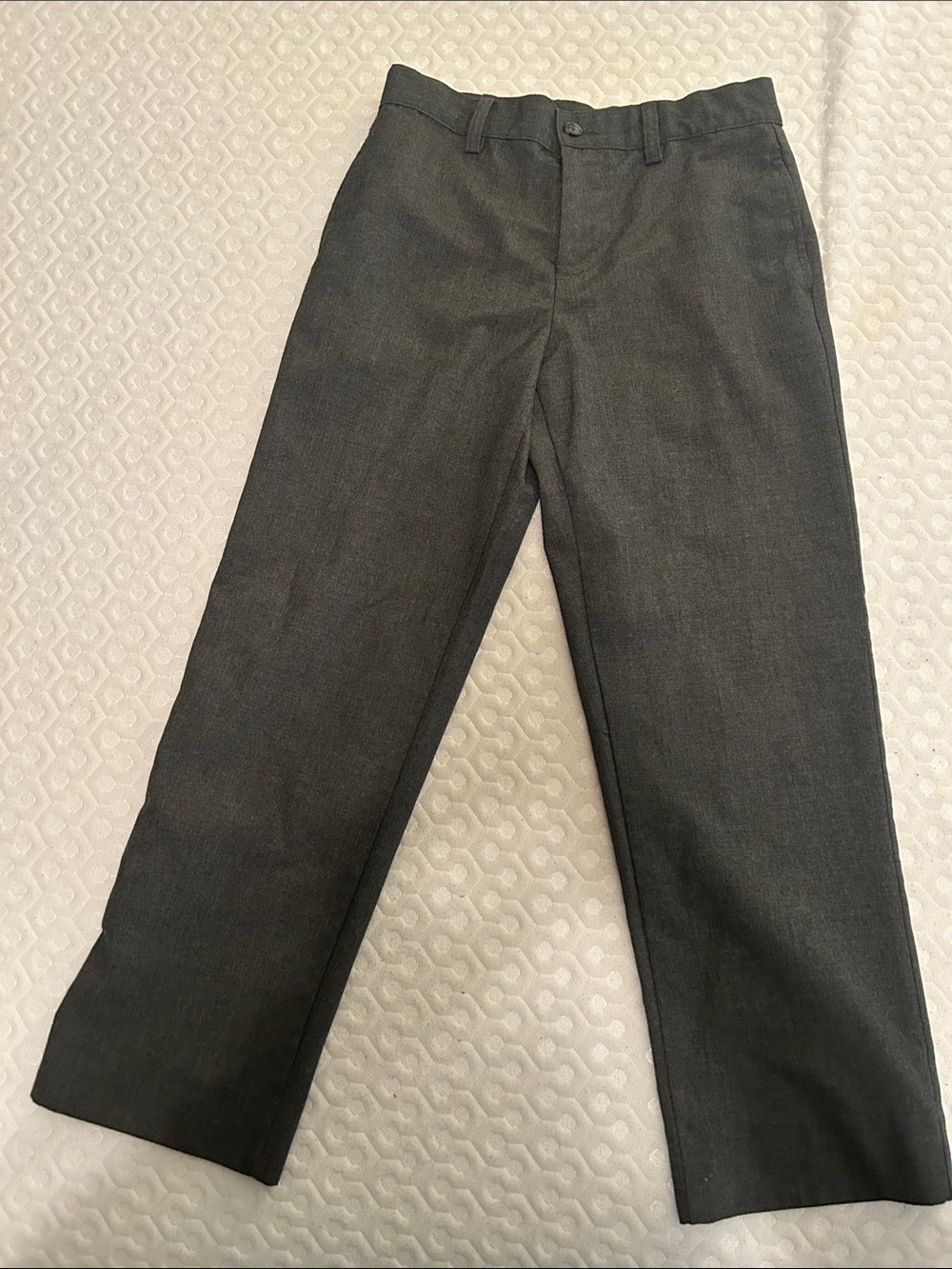 Cat & Jack Boys Dark Gray Straight Dress Pants